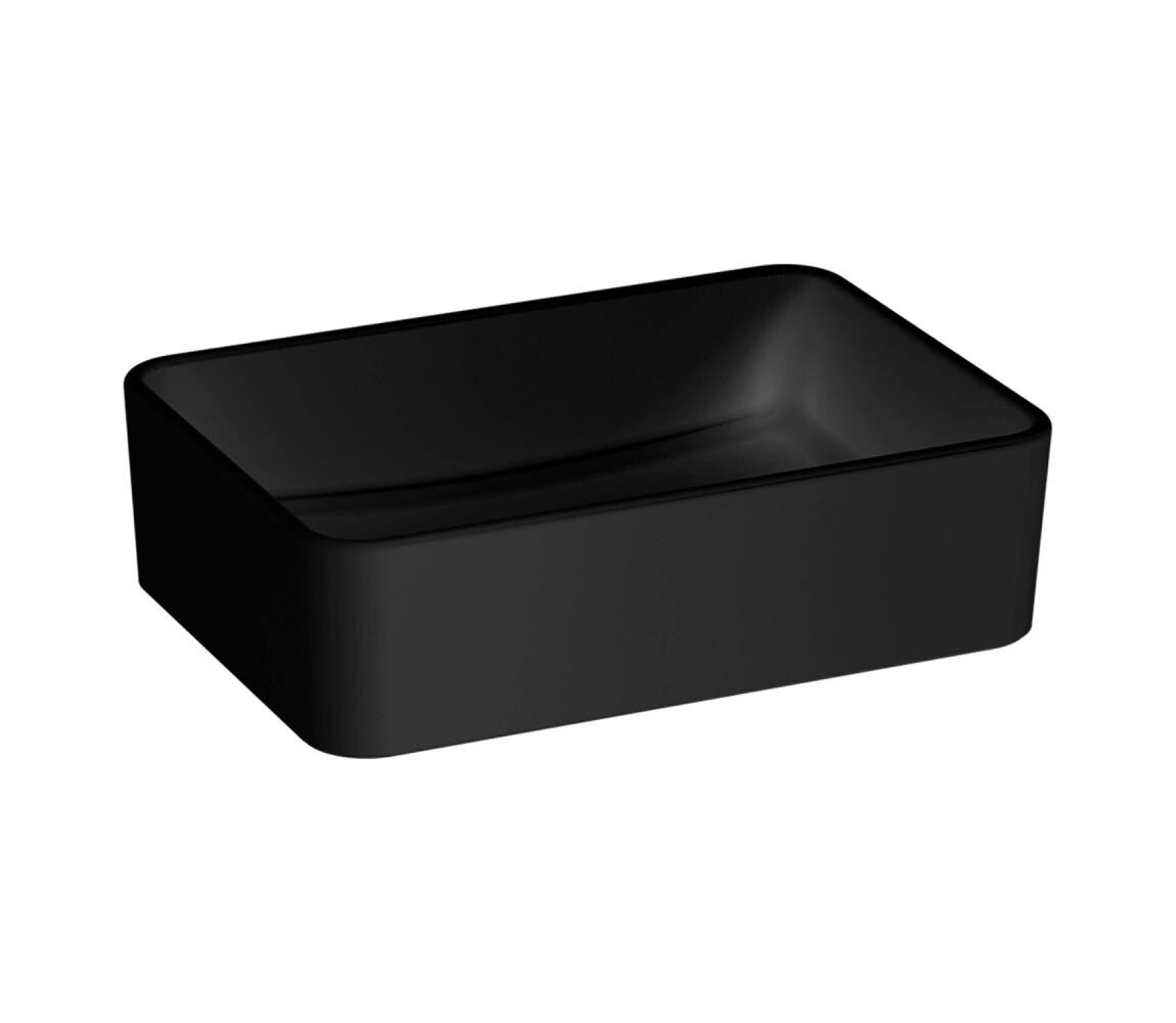 JIKA JIKA H8184237161121 - Umyvadlo na desku CUBITO 50x35 cm keramika/matná černá