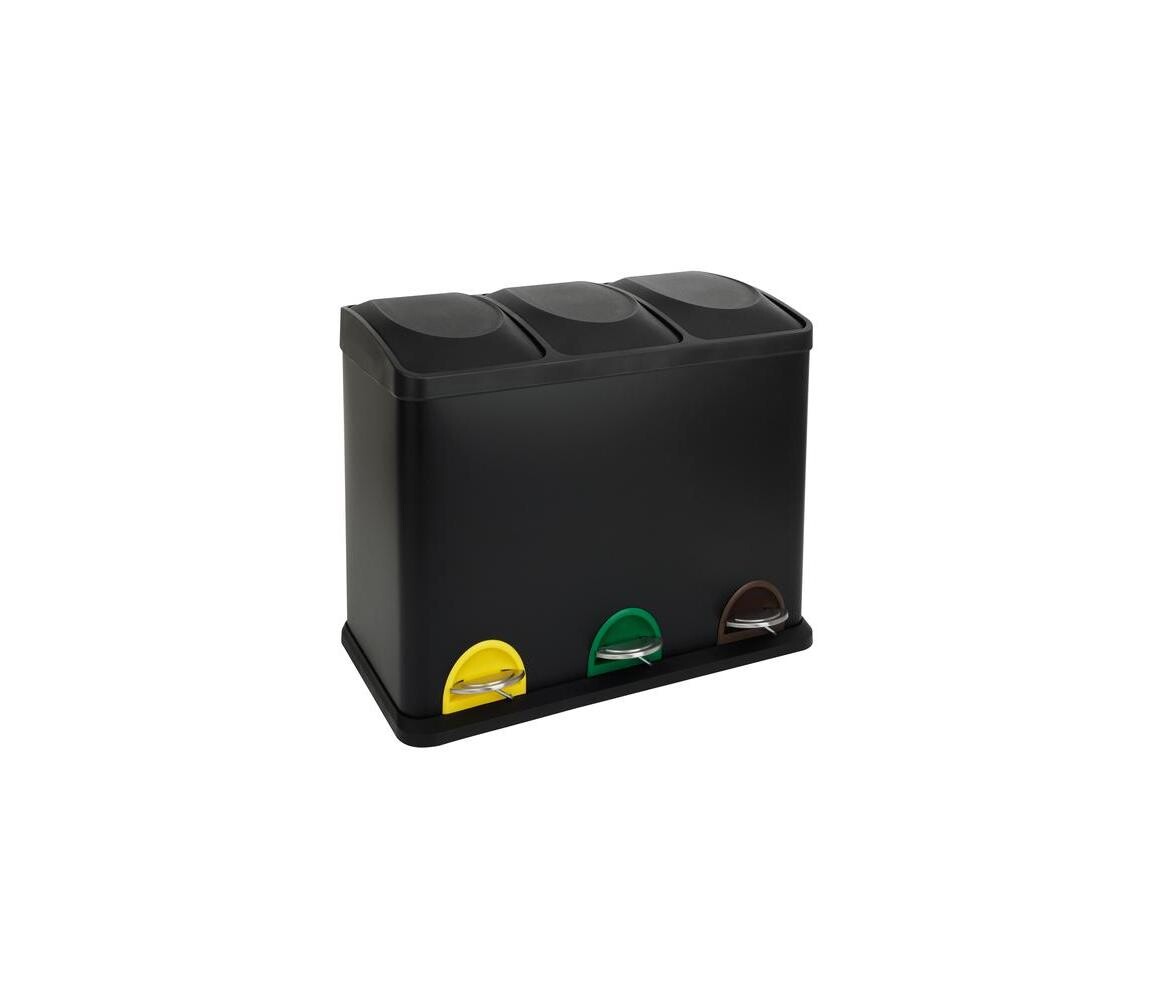 UTC Odpadkový koš na tříděný odpad 45 l černá