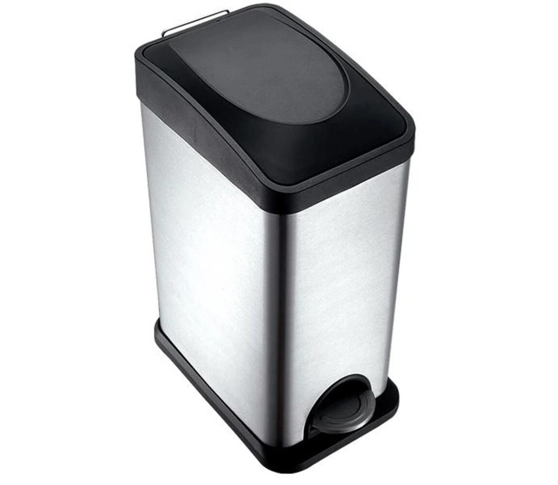 UTC Odpadkový koš 15 l černá/nerez