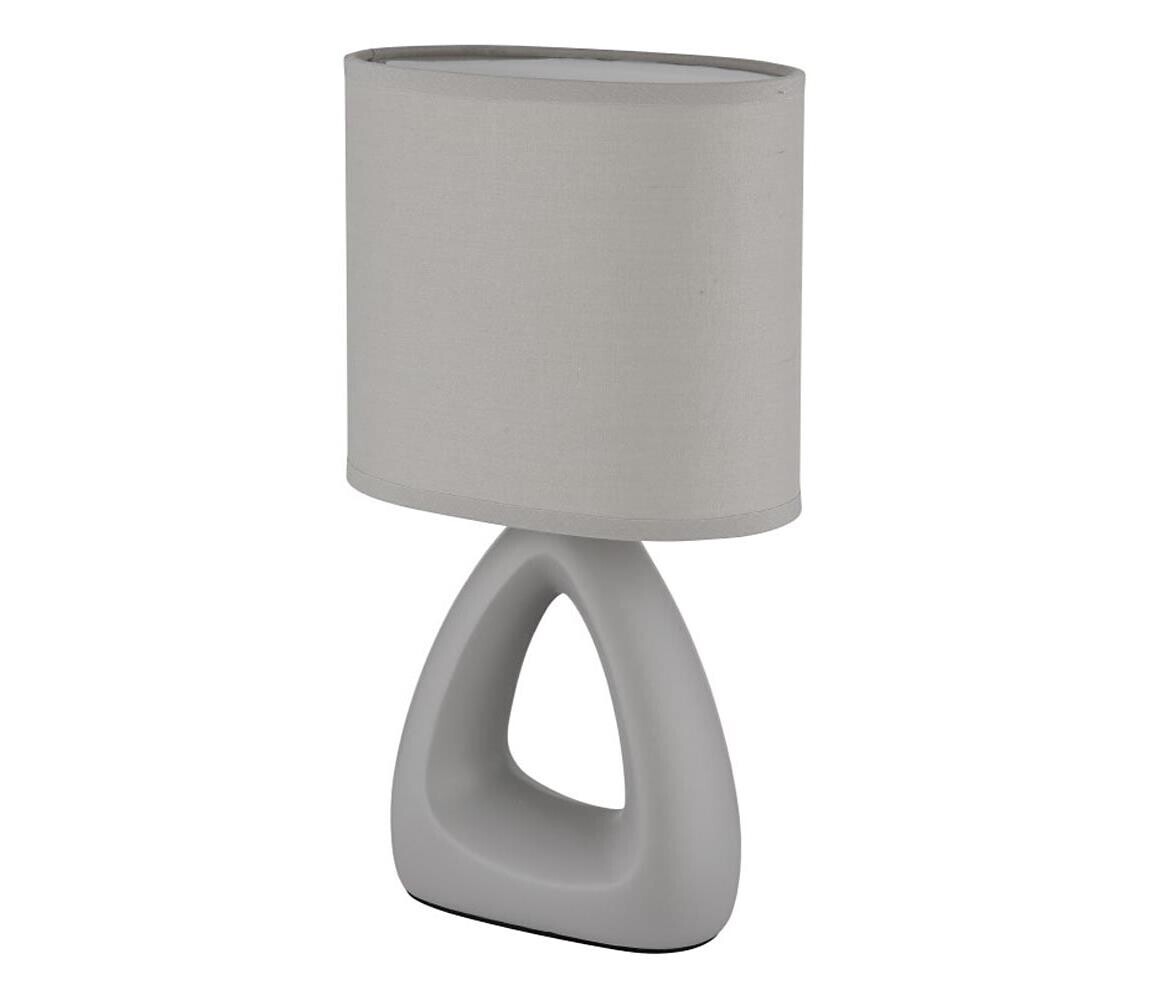 Globo Globo 21731G - Stolní lampa  TRIANGLE 1xE14/40W/230V šedá