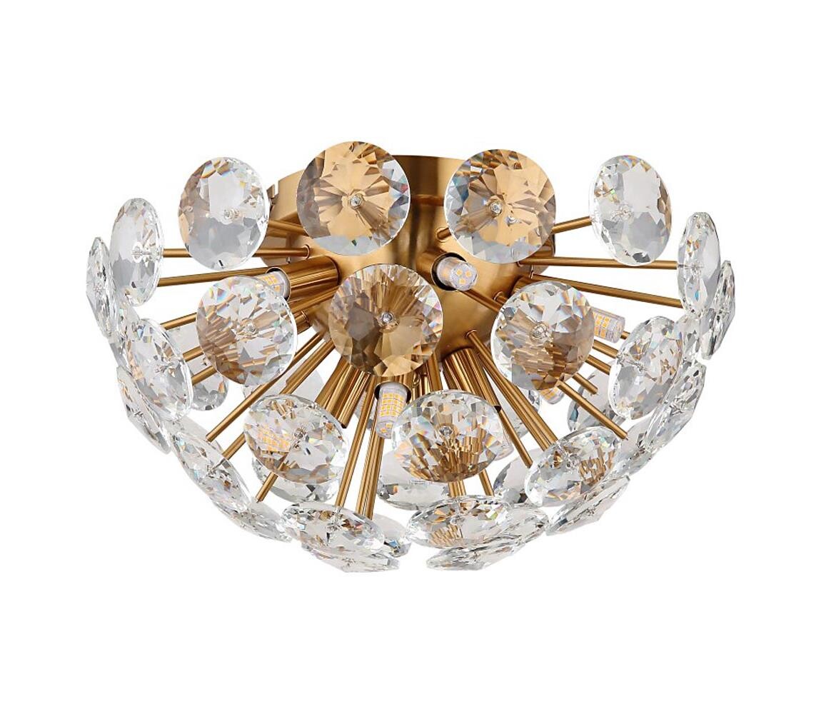 Globo Globo 16047D - Stropní svítidlo VIRINA 10xG9/7W/230V zlatá pr. 39 cm