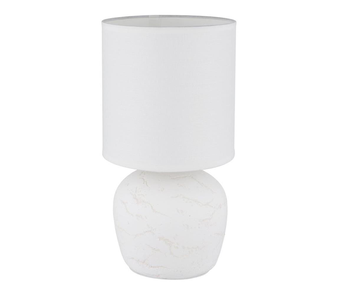 Globo Globo 21739W - Stolní lampa MARBLE 1xE14/40W/230V bílá