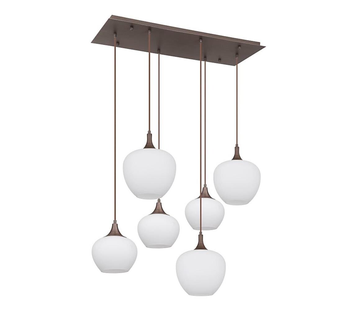 Globo Globo 15548-6HC - Lustr na lanku MAXY 6xE27/40W/230V bílá