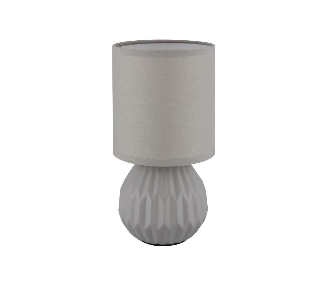Globo Globo 21730G - Stolní lampa SYLAS 1xE14/40W/230V šedá