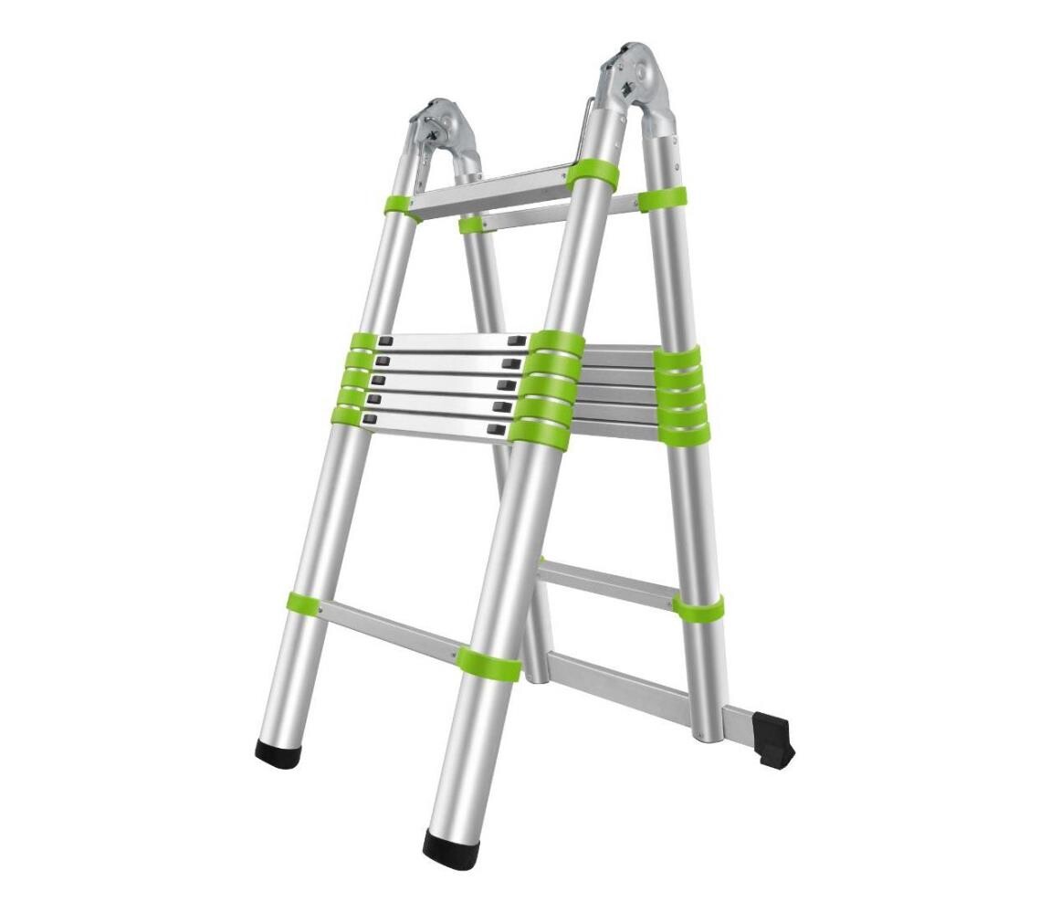 Fieldmann Fieldmann - Teleskopický štaflový žebřík 4,4 m