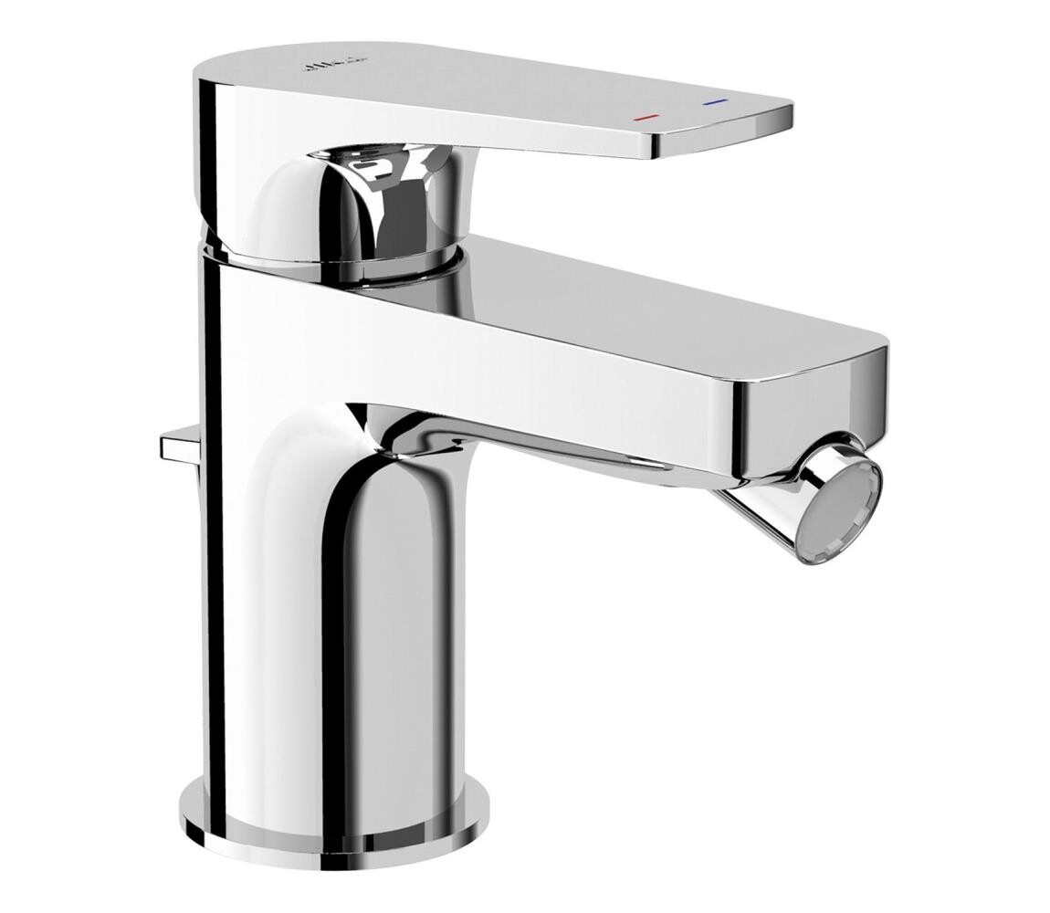 JIKA JIKA H3411X10041111 - Bidetová baterie + výpusť bez přepadu CUBITO 12,8 cm chrom