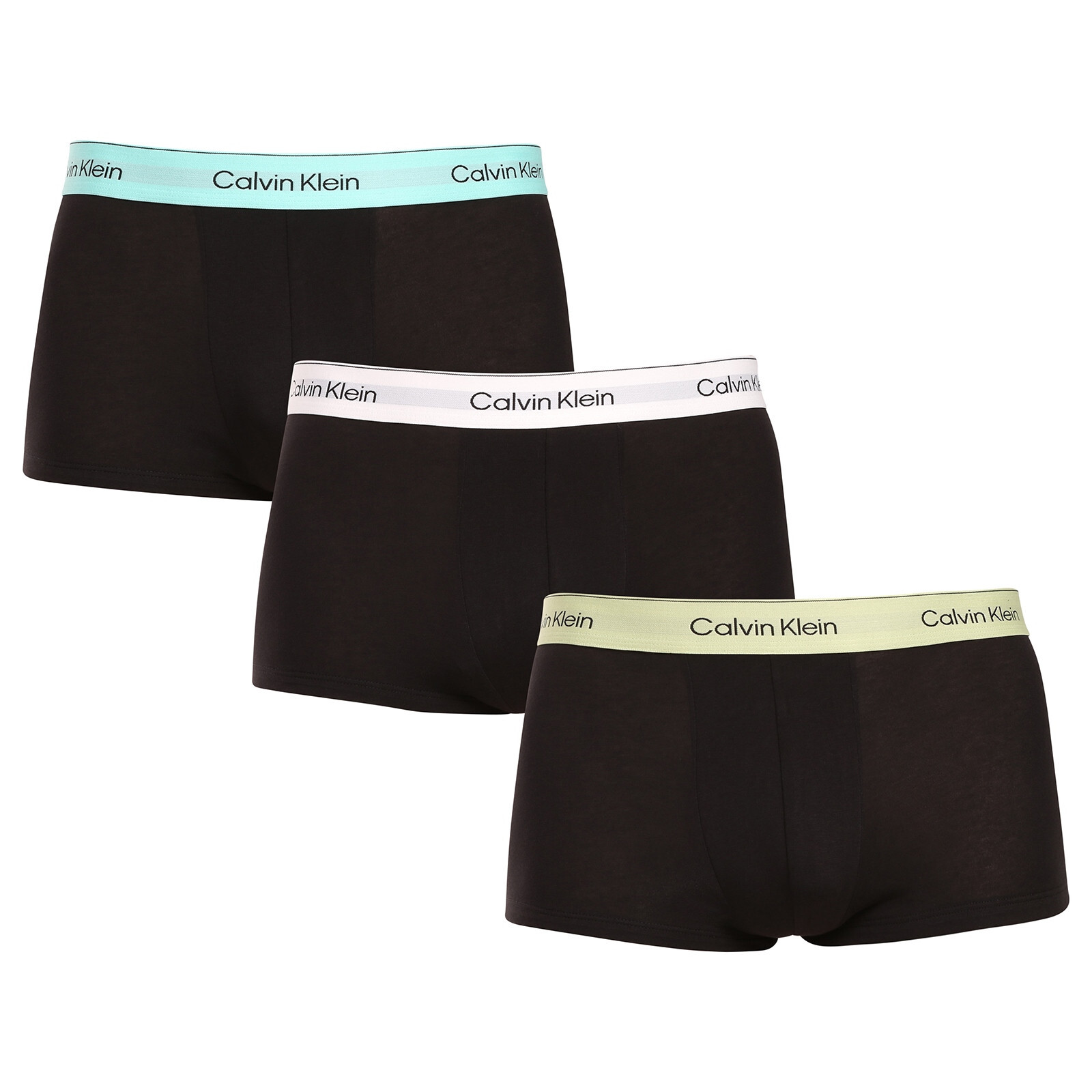 3PACK pánské boxerky Calvin Klein černé (NB4389-VRB) XL, trenky / trenýrky