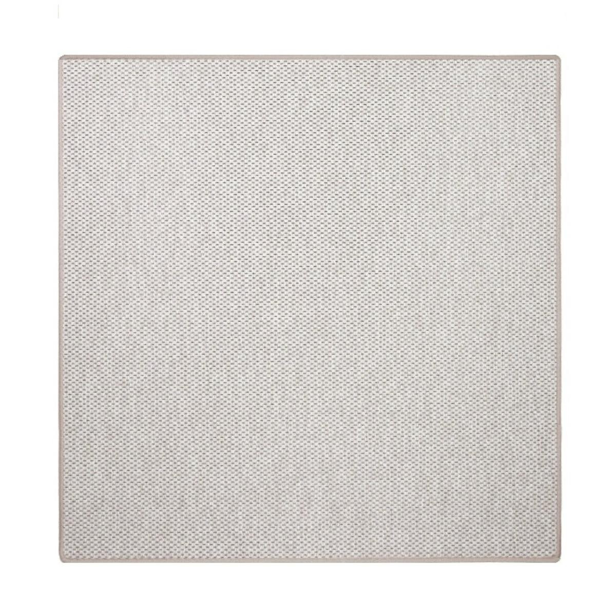 Kusový koberec Nature cream čtverec, 60x60, bílá, chodba / předsíň, Timzo