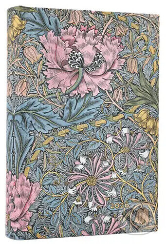 Diář 2026 Morris Pink Honeysuckle - Paperblanks