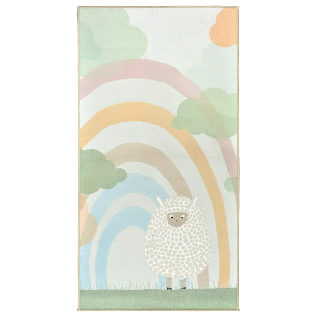 Lindorug DĚTSKÝ KOBEREC, 80/150 cm, vícebarevná, světle zelená