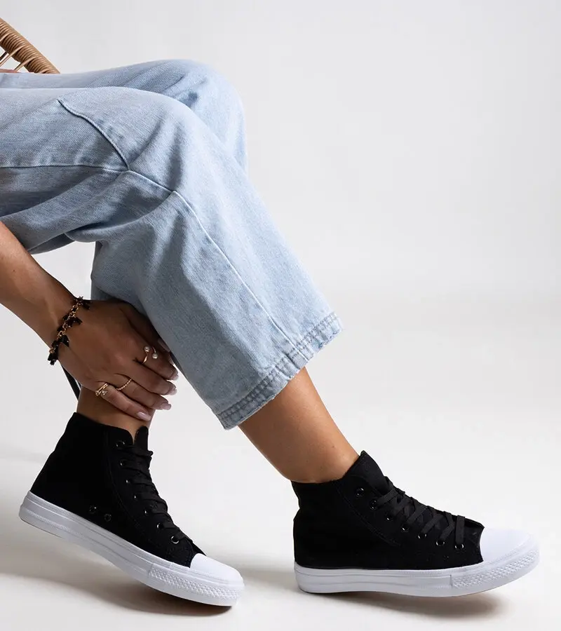 Gemre Black high-top sneakers Ghanem