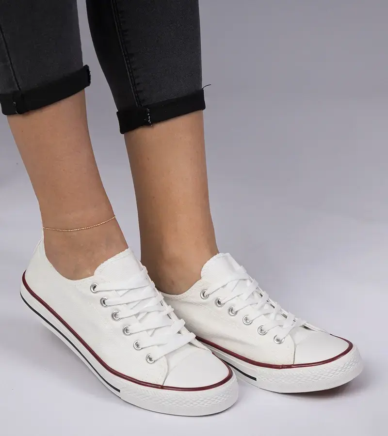 Gemre White classic women's sneakers Menfis