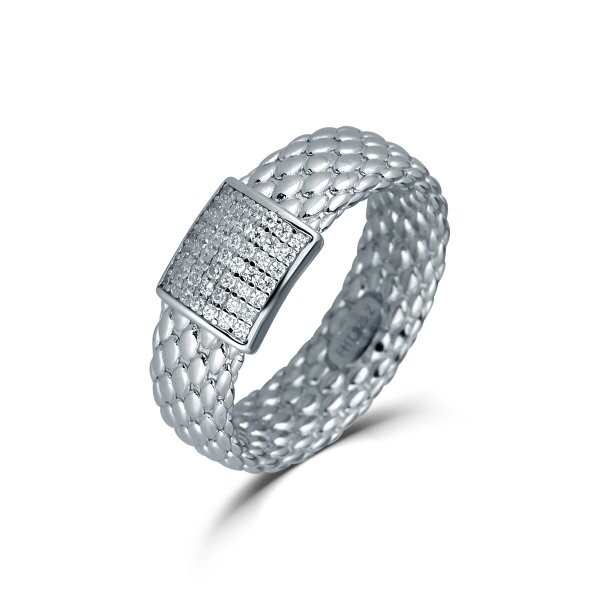 Prsten se syntetickými kameny 126-404-0288 64