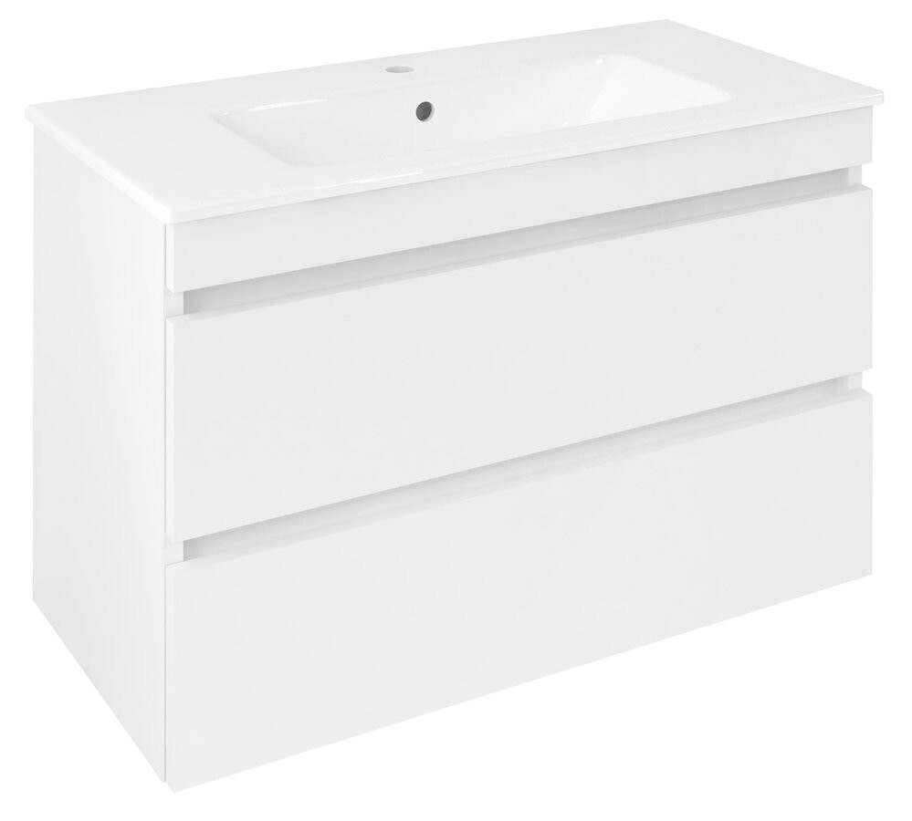 SAPHO EZARA umyvadlová skříňka 78x54x39cm, bílá lesk EZ792-3030