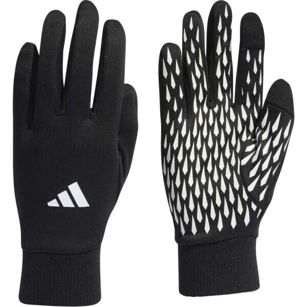 adidas TIRO C GLOVES Fotbalové rukavice, černá, velikost
