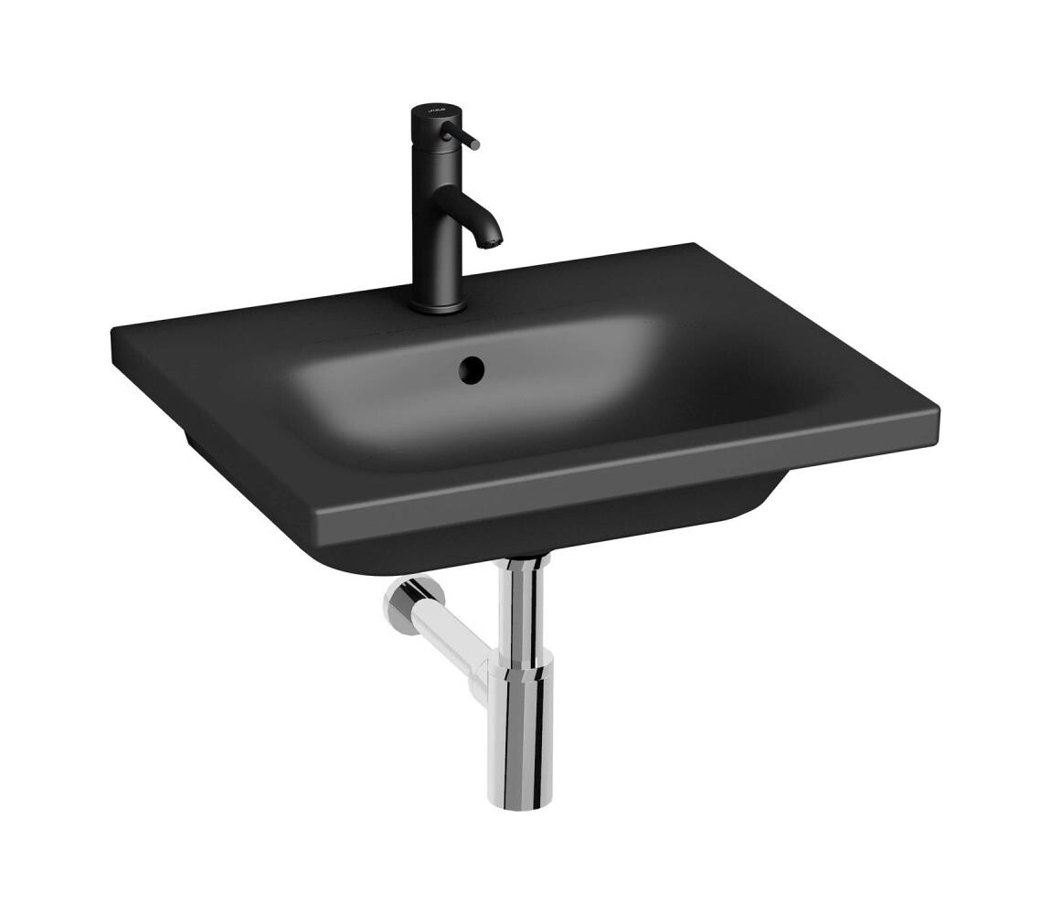 JIKA JIKA H8127127161041 - Závěsné umyvadlo MIO 55x45 cm keramika/matná černá