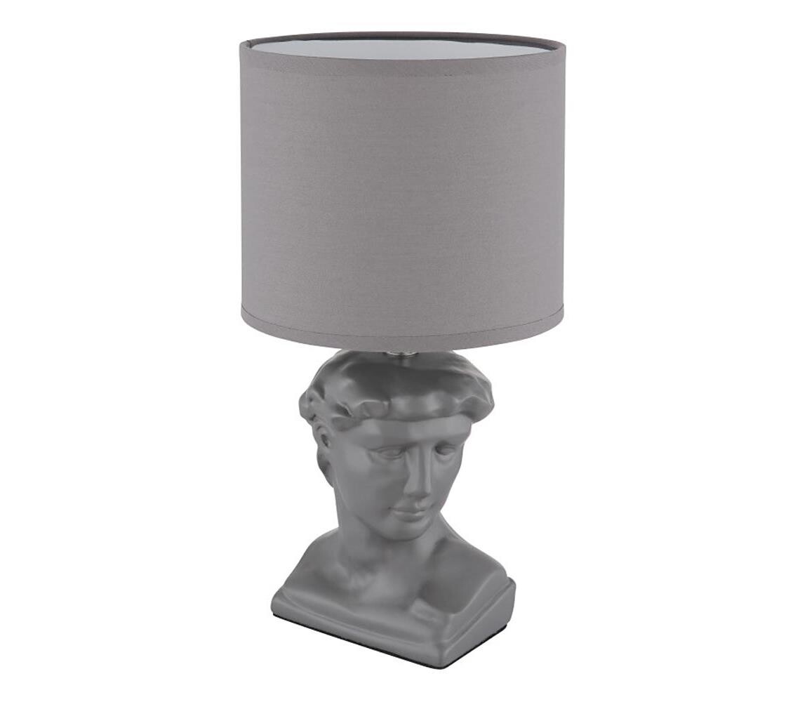 Globo Globo 21732G - Stolní lampa HERMES 1xE14/40W/230V šedá