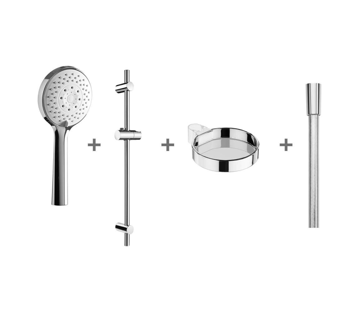 JIKA JIKA H3651X00044721 - Sprchová sada CUBITO lesklý chrom