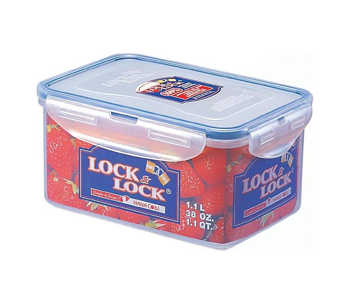 UTC Dóza na potraviny LOCK 1,1 l modrá/čirá