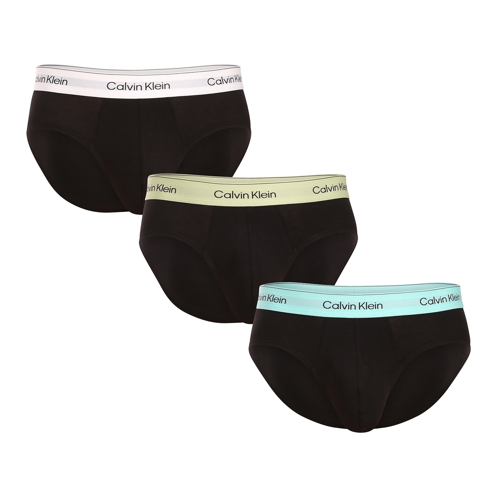 3PACK pánské slipy Calvin Klein černé (NB4388-VRB) S