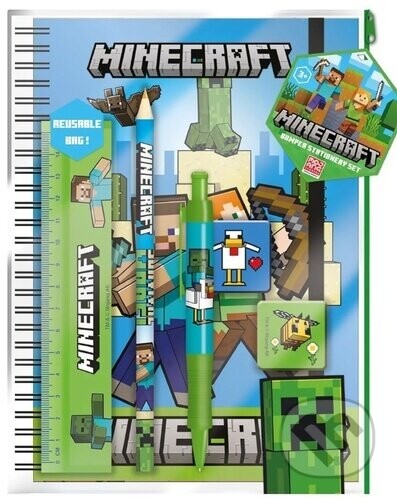 Minecraft školní set A5 DPL8 - Merch