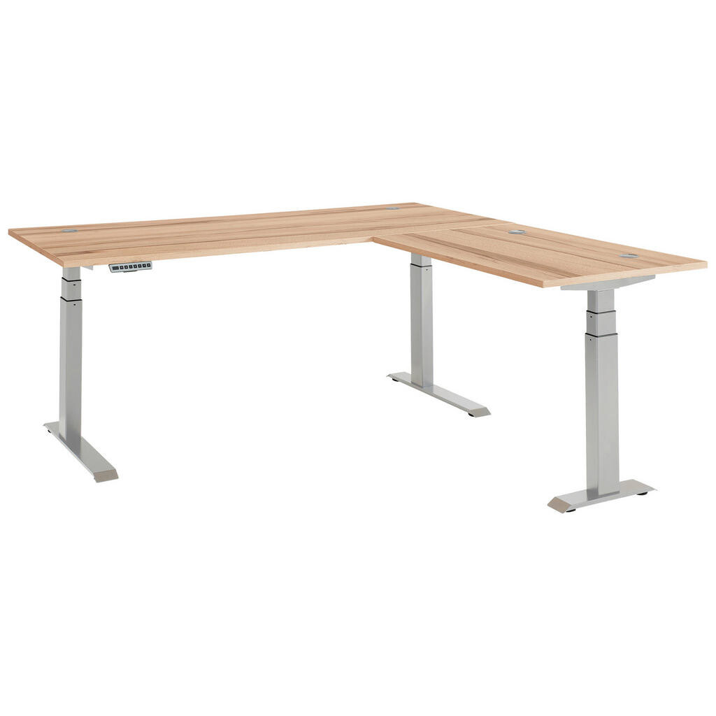 Livetastic ROHOVÝ PSACÍ STŮL, barvy buku, 185/177/64-128 cm