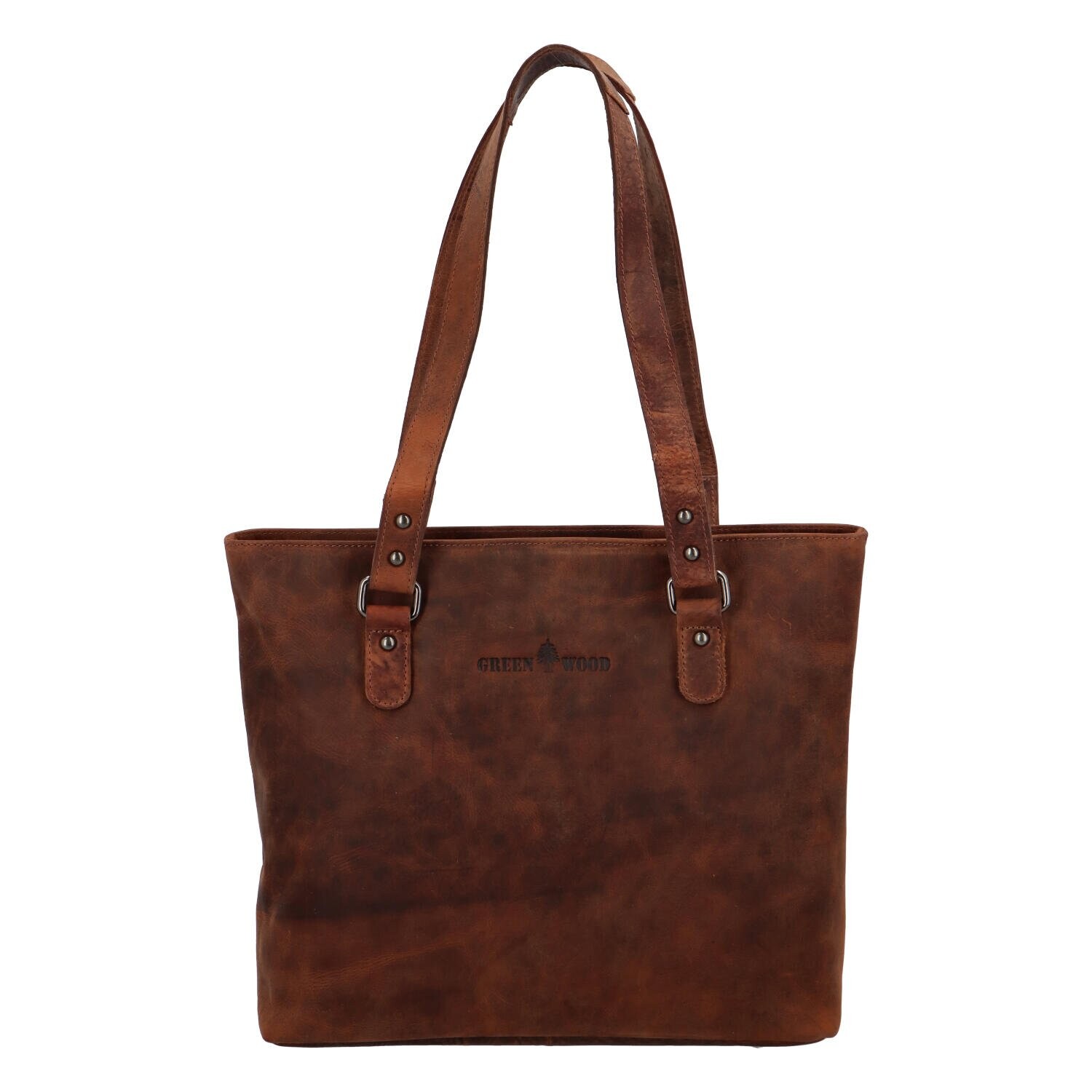 Dámská kožená kabelka přes rameno hnědá - Greenwood Arlissa  hnědá