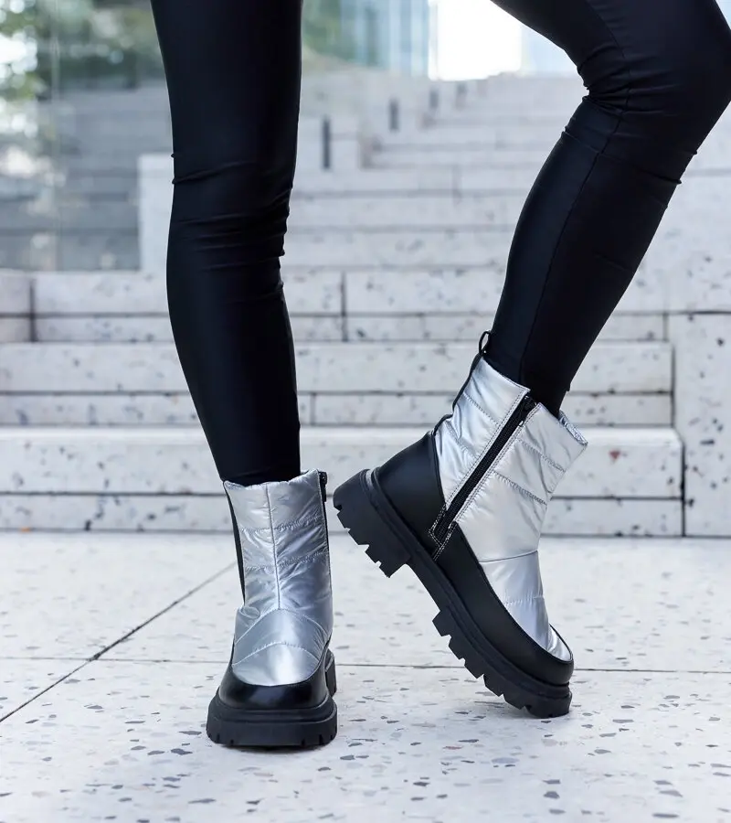 Gemre Metallic insulated snow boots Galvani