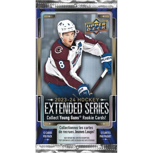 2023-24 Upper Deck Extended Series Hockey Blaster balíček karet
