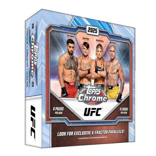 Topps UFC Chrome Mega Box 2025 - sběratelské karty MMA