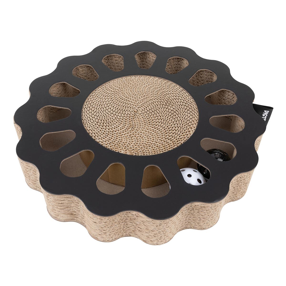 District 70 škrábací hračka sunny Černá