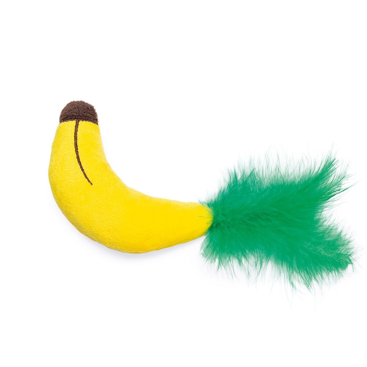 Beeztees džungle banán hračka pro kočky žlutá