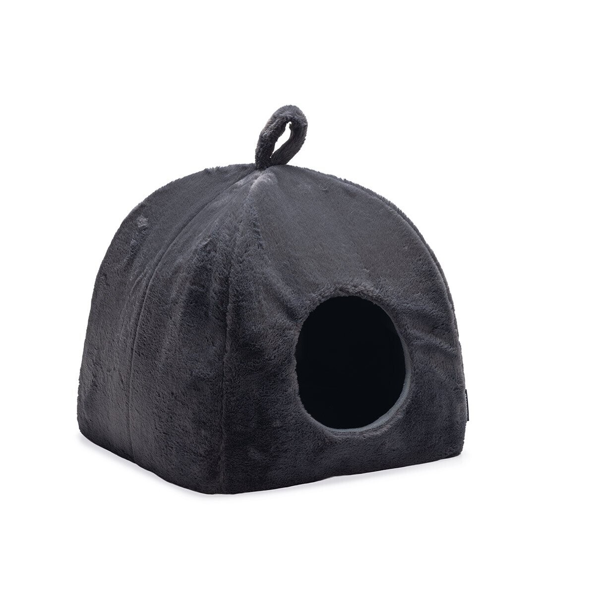 Beeztees Moza kočičí dům plyš 40x40 cm Antracit