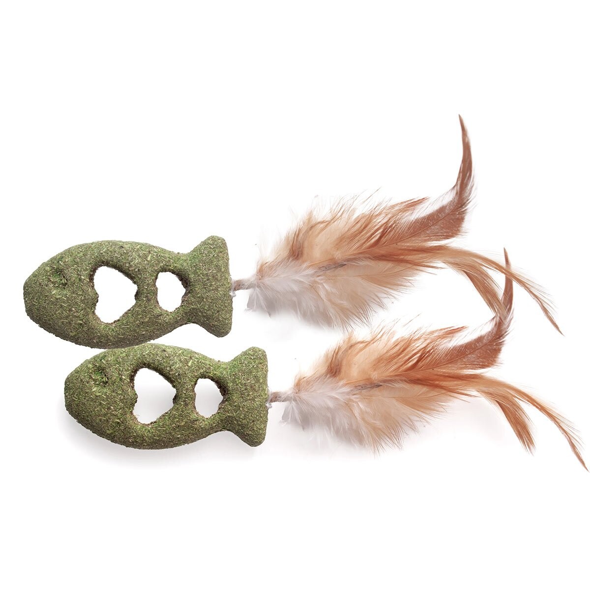 Aumüller dentální hračka matatabi pernatá ryba sada 2 ks