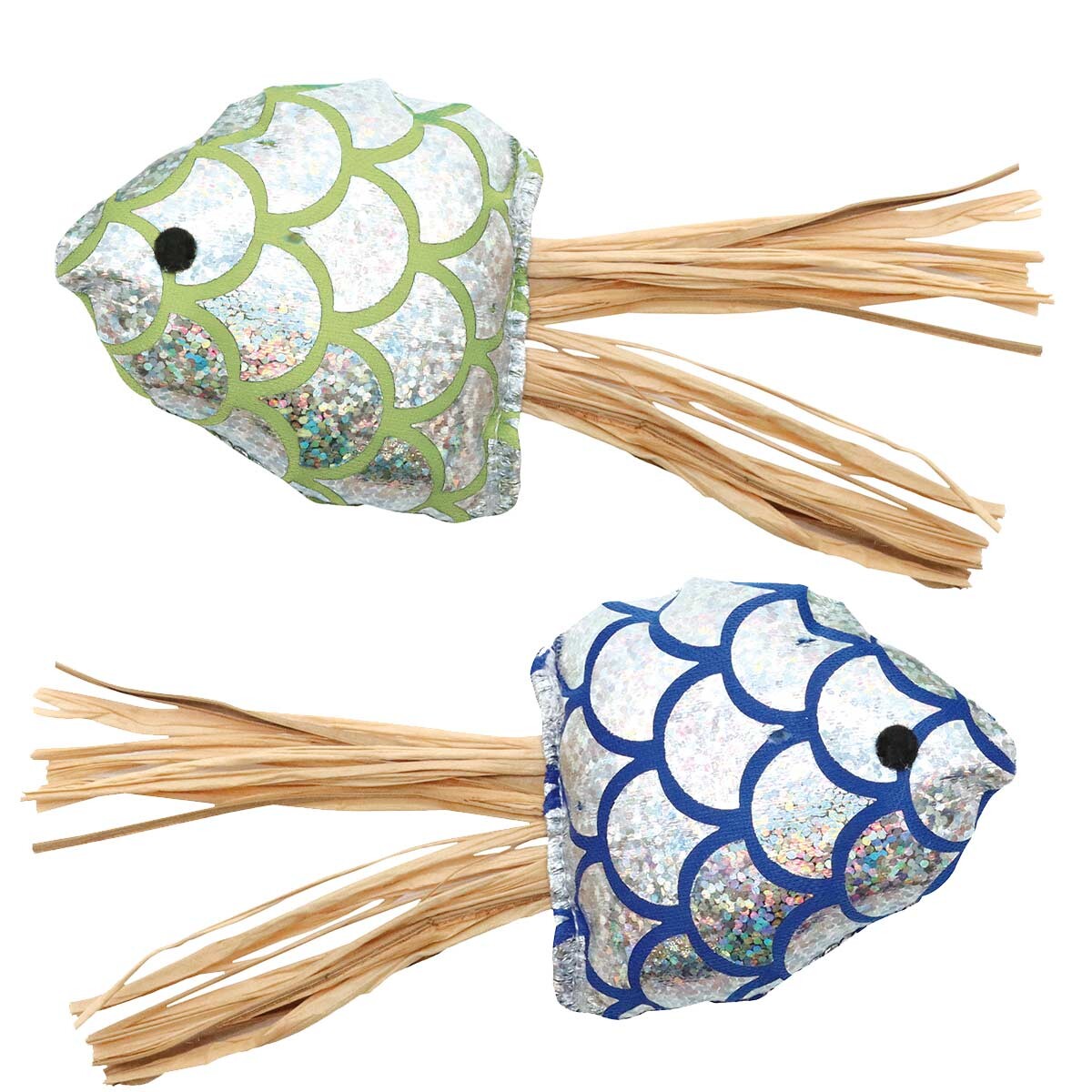 Croci hračka pro kočky medúza 14 cm sada 2 ks