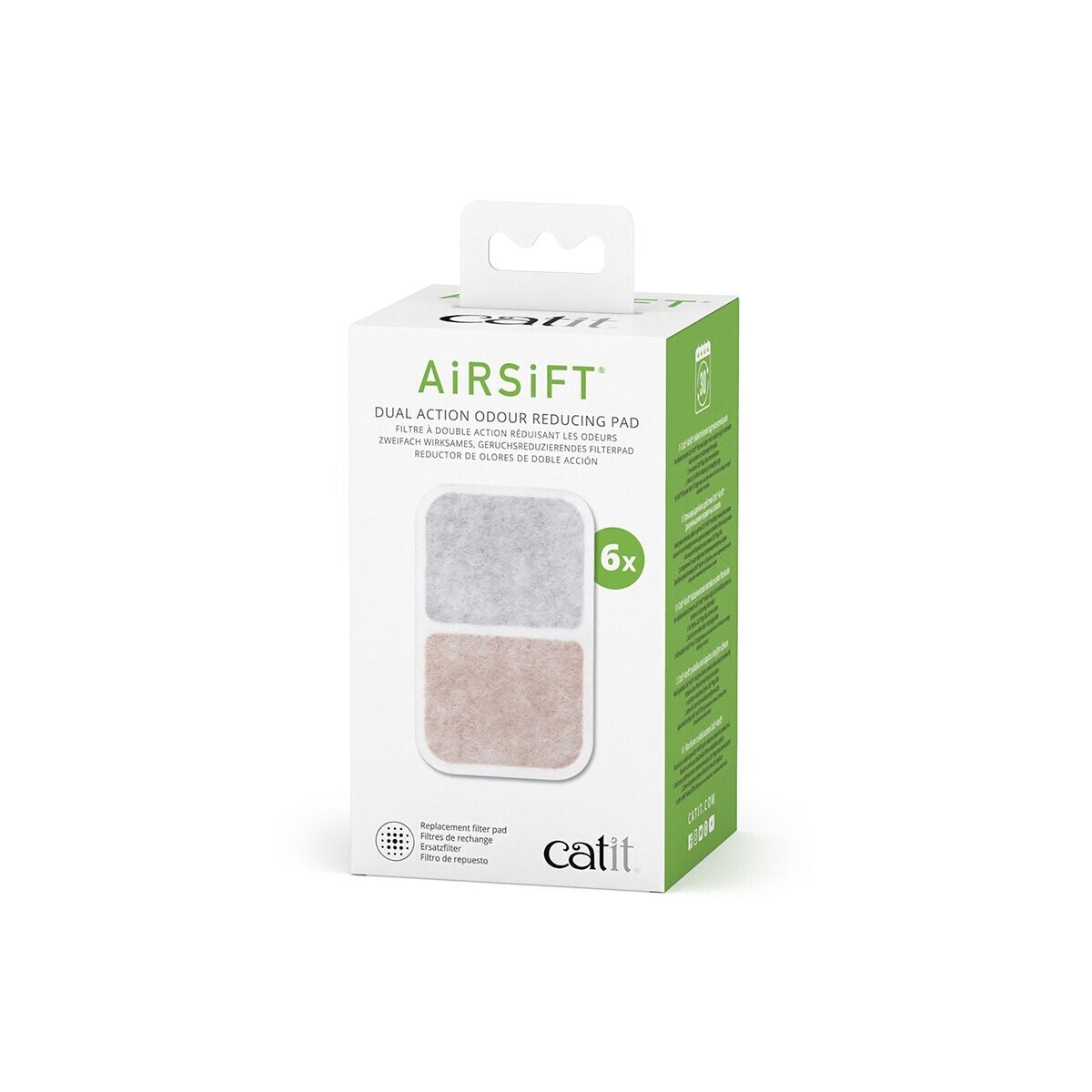 Catit AiRSiFT Dual Action Pad balení po 6 ks