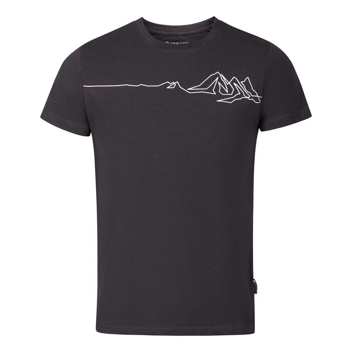 Pánské bavlněné triko alpine pro nord šedá s