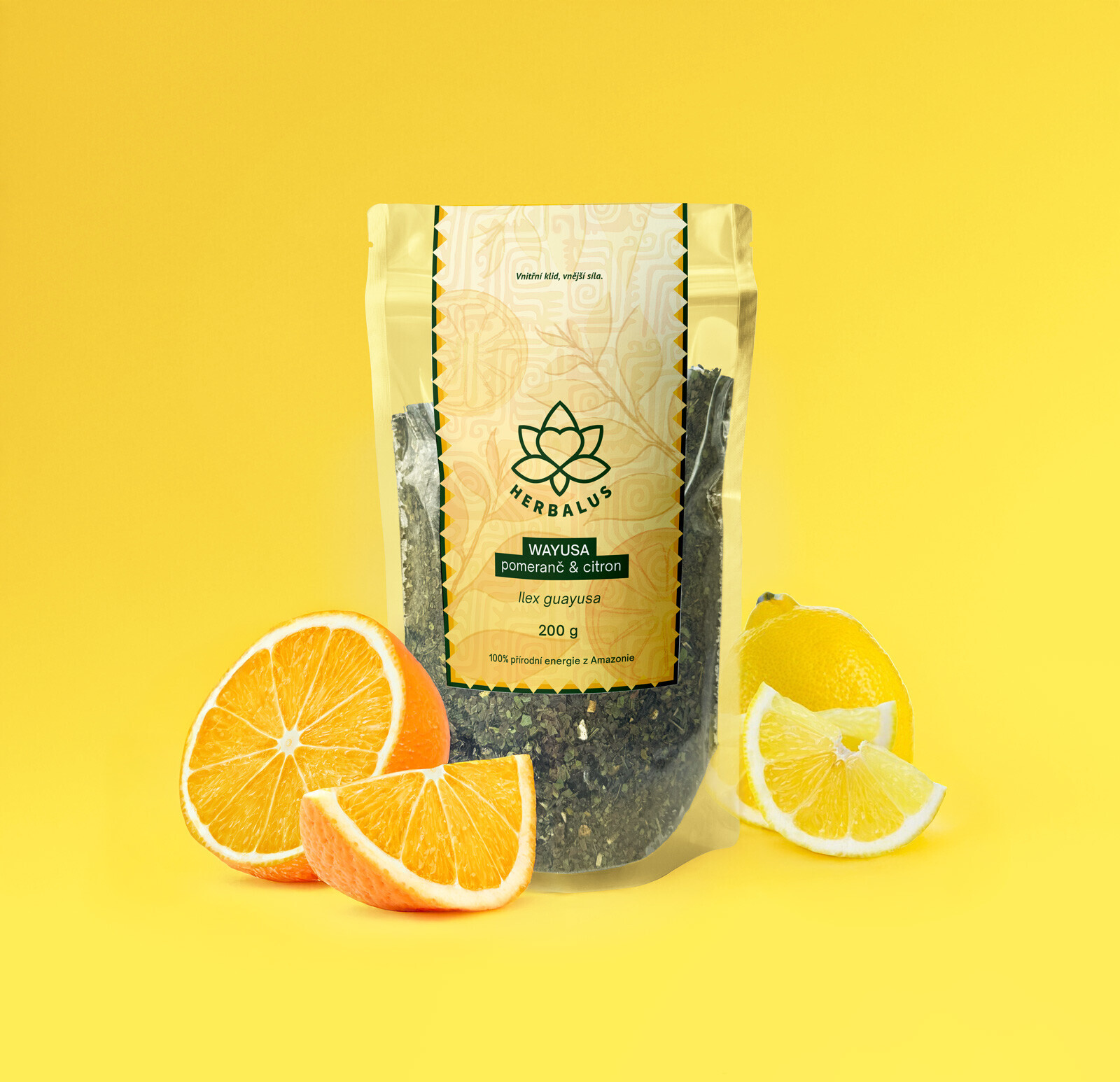 Herbalus Herbalus WAYUSA – pomeranč & citron