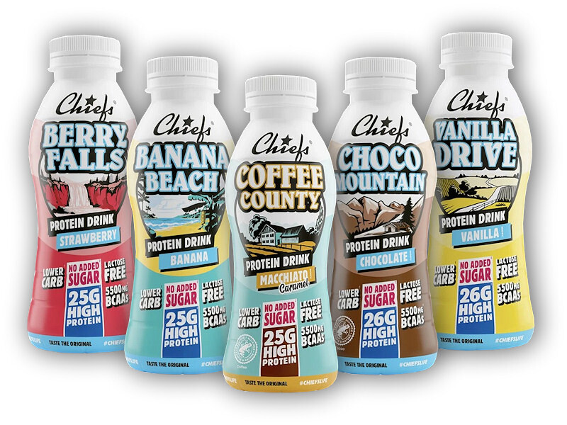Chiefs Chiefs Proteinový nápoj 330ml Varianta: berry falls