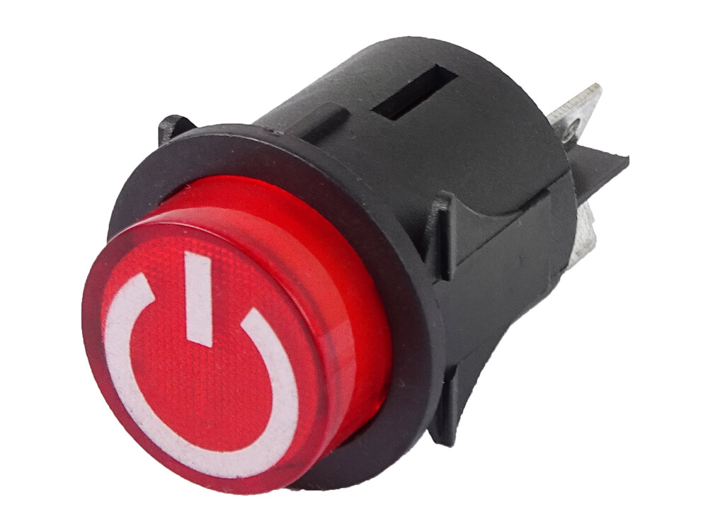 mamido Tlačítko pro zapnutí a vypnutí elektrického autíčka 24 mm 4 piny