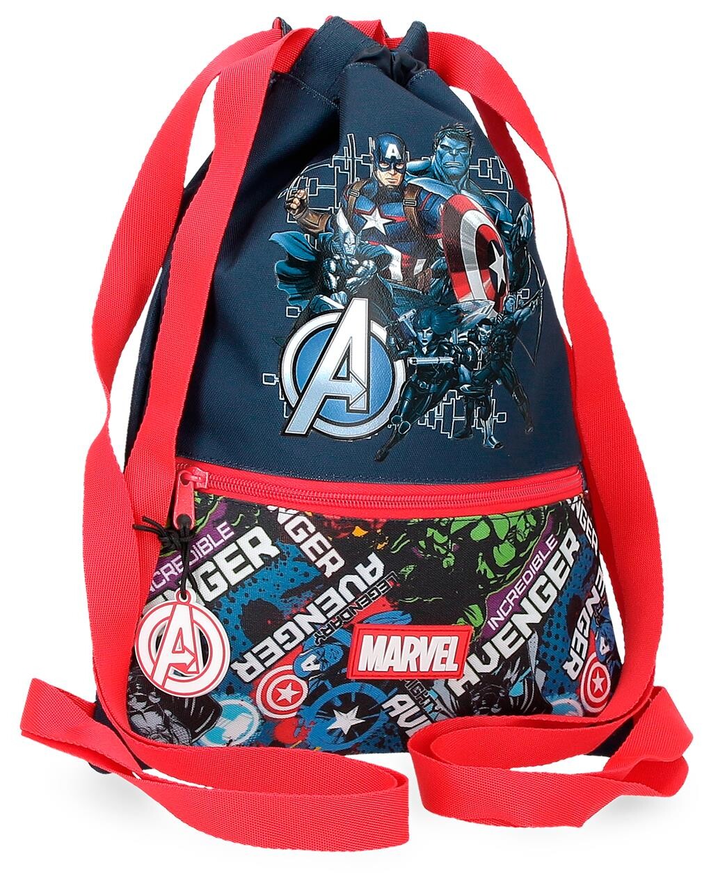 Marvel Vak na přezůvky Legendary Avengers 30x40 cm