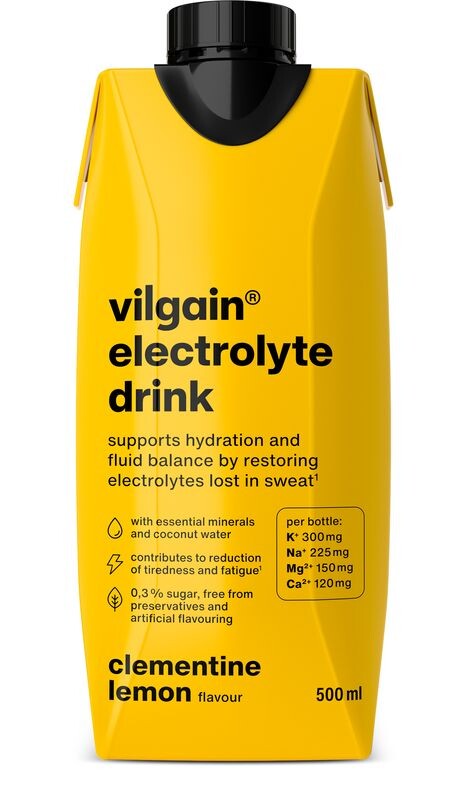 Vilgain Electrolyte Drink – mandarinka s citronem 500 ml