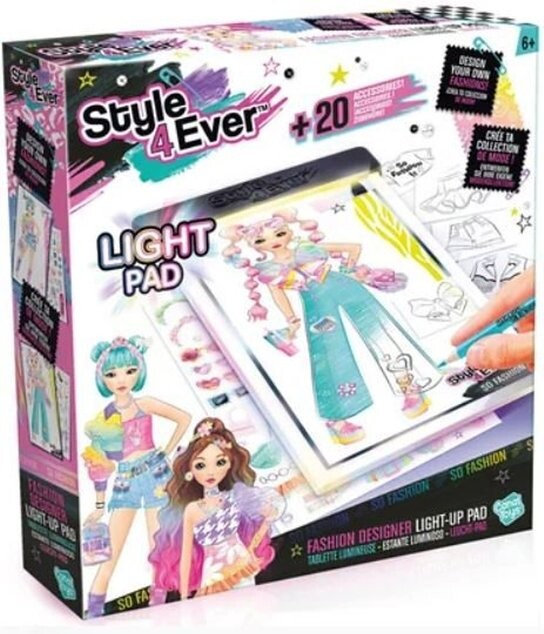 Style4Ever Návrhářská sada s podsvícenou podložkou