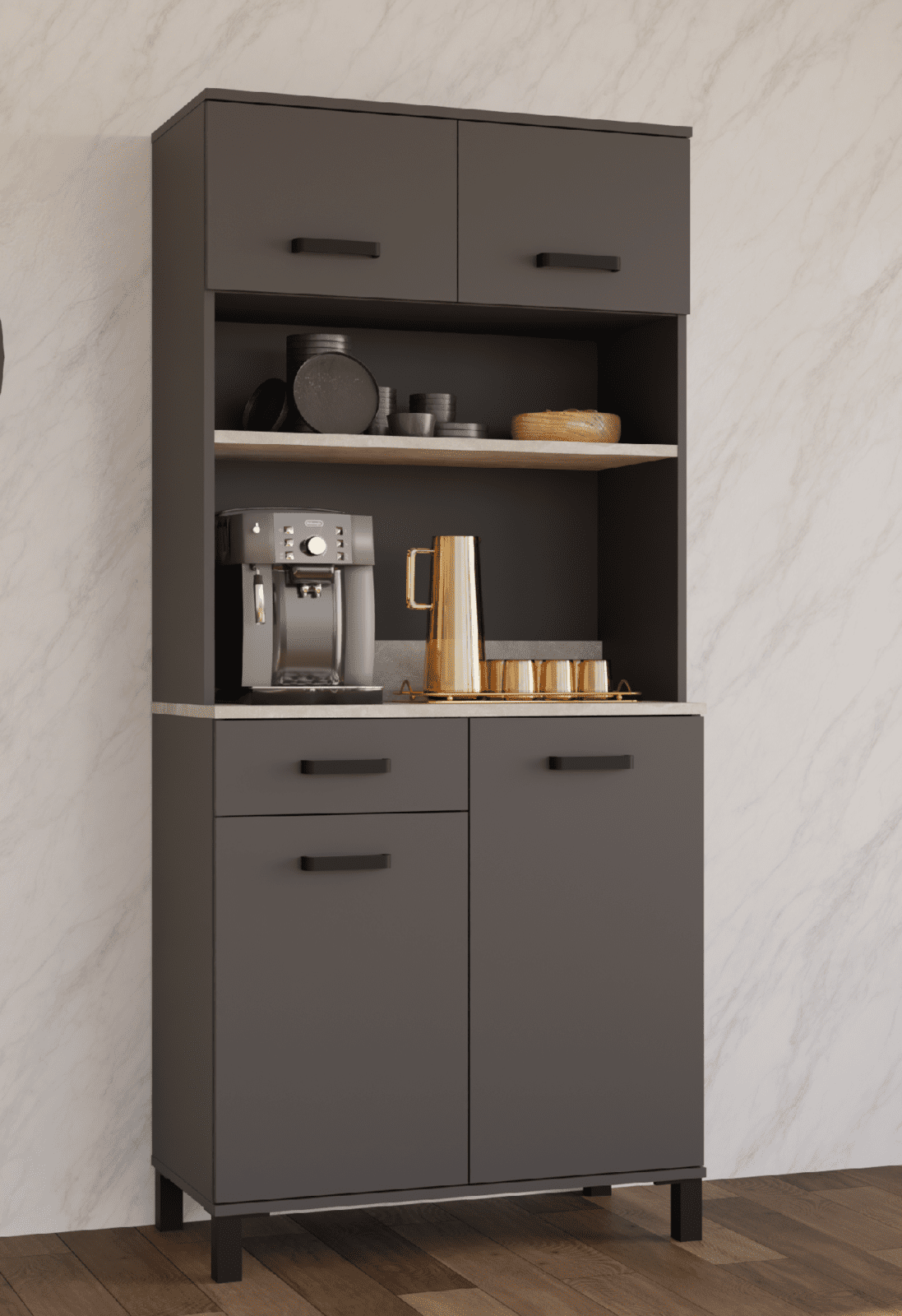 Buffet Linda 80 Barva korpusu: Antracit