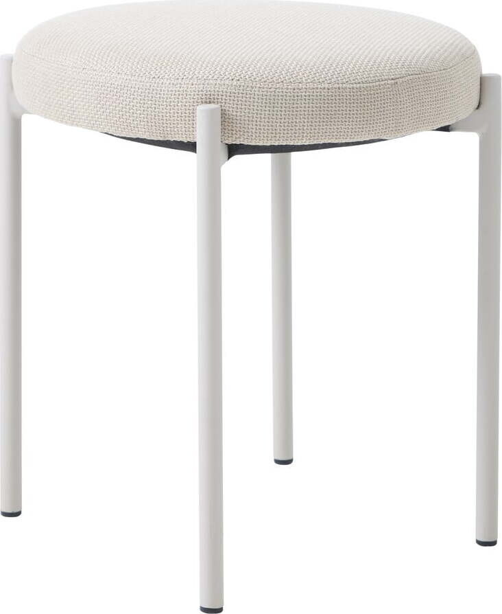 Krémová kovová stolička Pelican – Unique Furniture