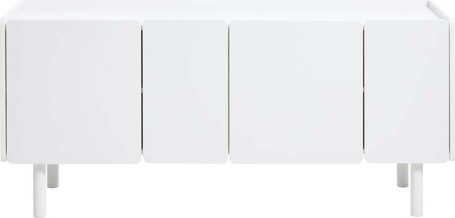 Bílá komoda 160x70x45 cm Bera – Unique Furniture