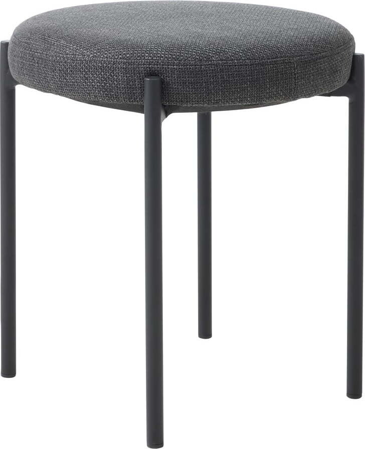 Tmavě šedá kovová stolička Pelican – Unique Furniture