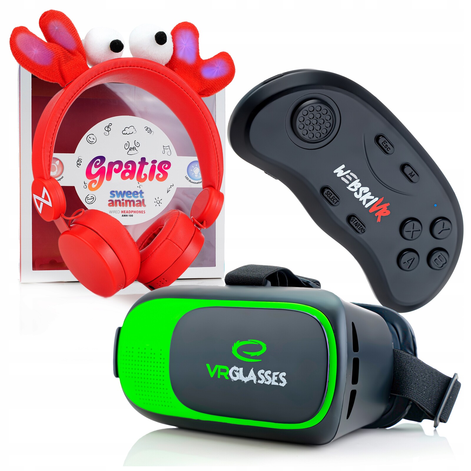 Brilantní dárek Na Mikuláše Na Hvězdičkové Brýle Vr Brýle Gamepad Sluchátka