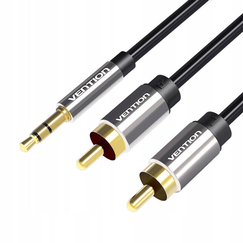 2 x Vention Kabel Adaptér Mini Jack 3,5 mm pro 2x Rca Cinch Aux Stere