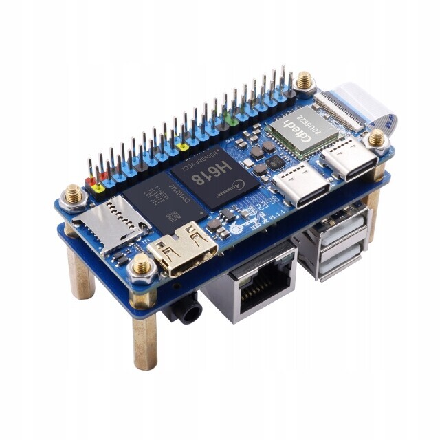 Orange Pi Zero 2W čtyřjádrový H618 4GB (přídavná sada ethernet Usb)